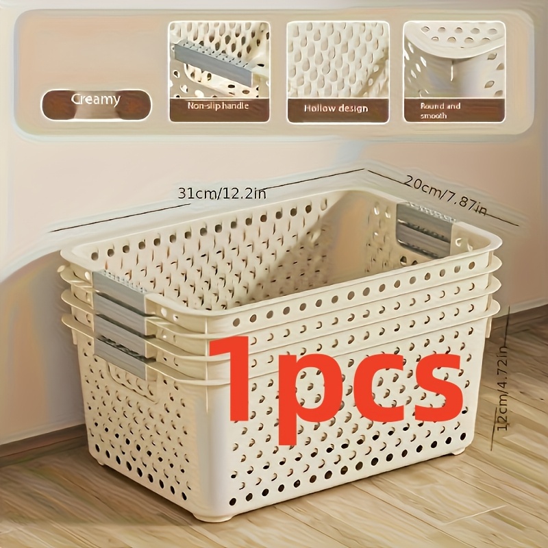 Home Edit Bathroom Storage - Plastikowy pojemnik o dużej pojemności z