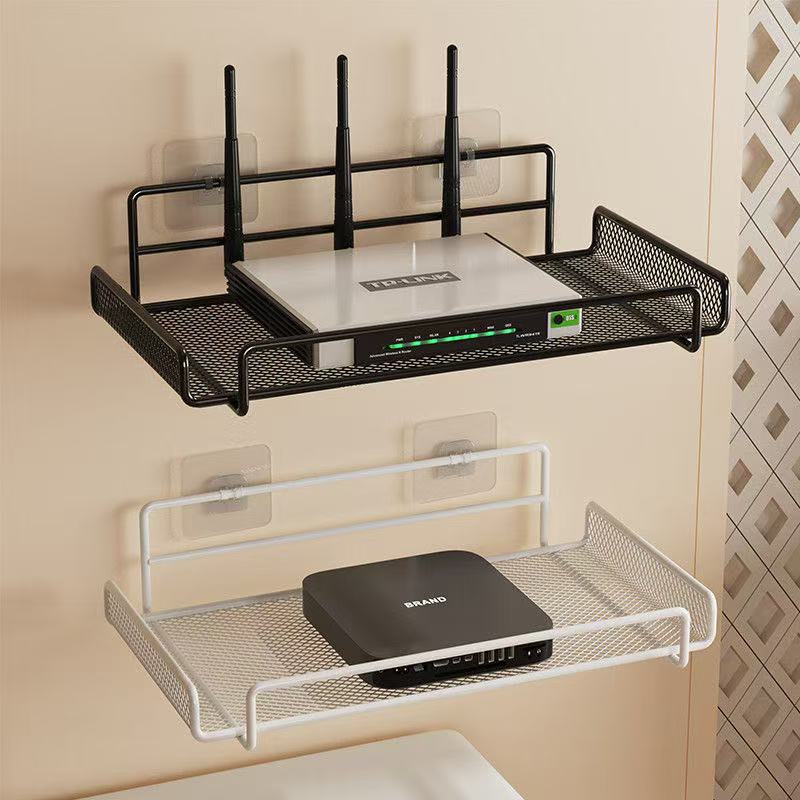 Home Edit Bathroom Storage - Półka na router do montażu na