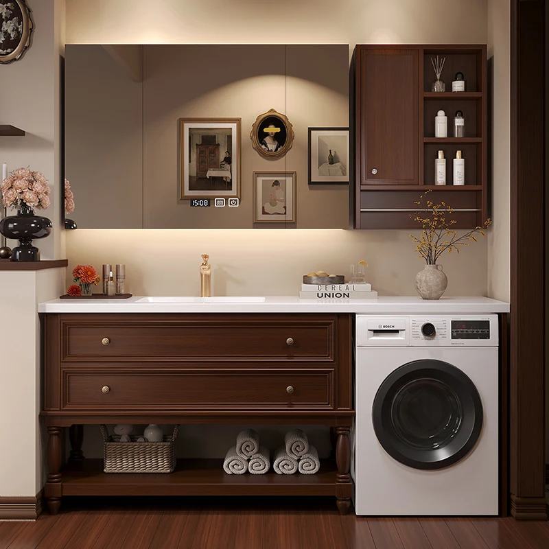 Home Bathroom Vanity Combo - Szafka łazienkowa z tworzywa sztucznego, mała,
