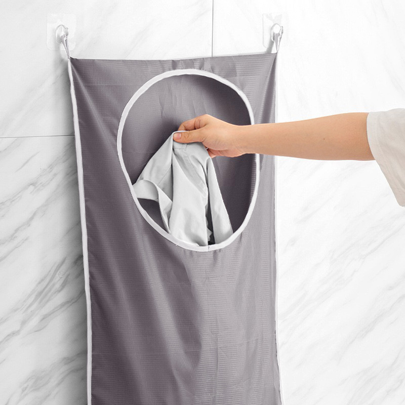 Home Edit Bathroom Storage - Wiszący kosz na pranie w łazience