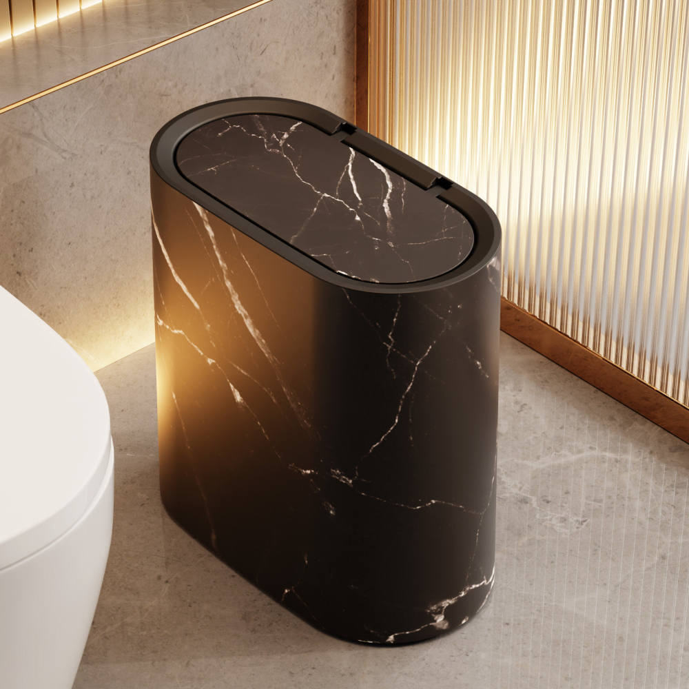 Minimalistyczny, wąski kosz na – Home Essentials Bathroom Storage recenzja i cena