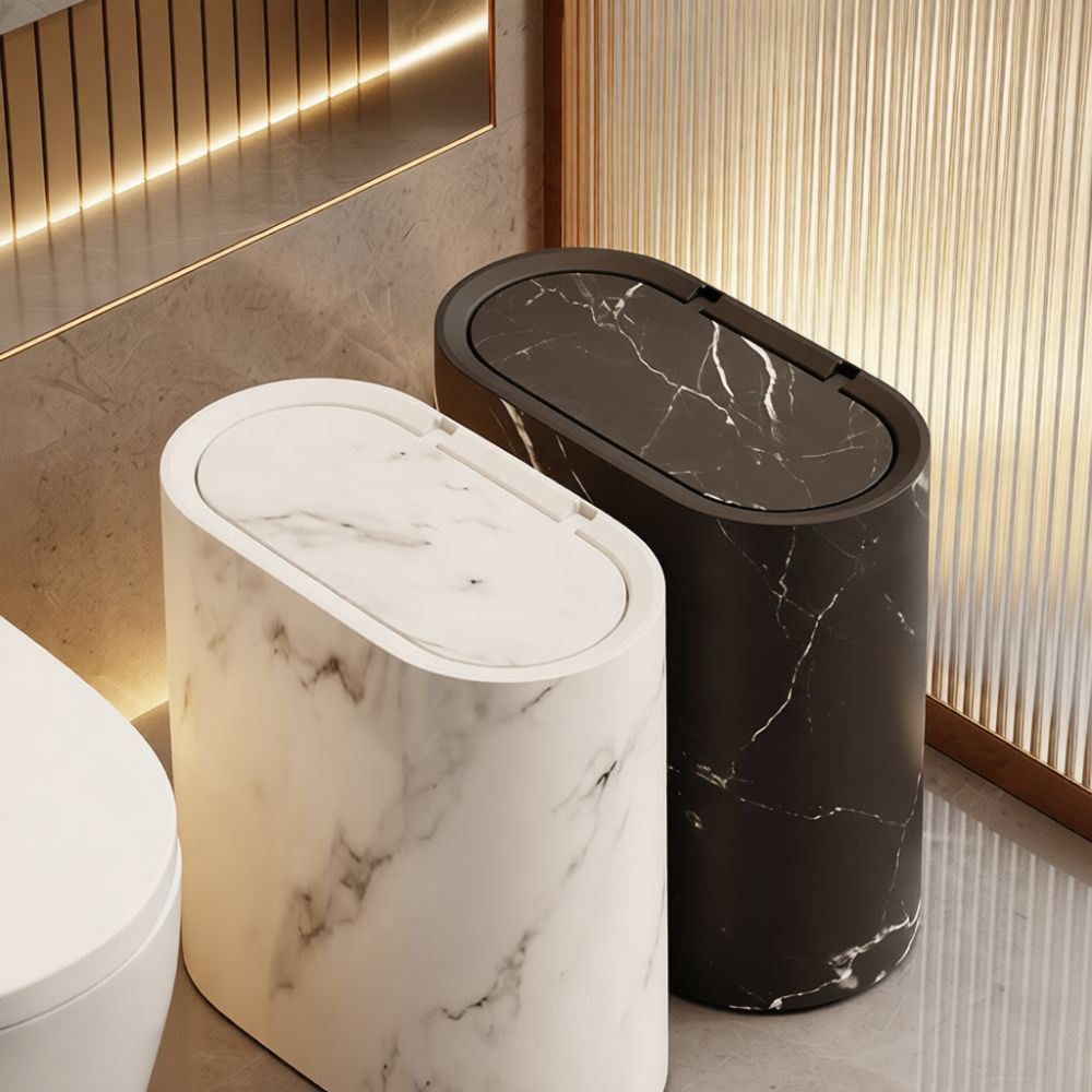 Minimalistyczny, wąski kosz na – Home Essentials Bathroom Storage recenzja i cena