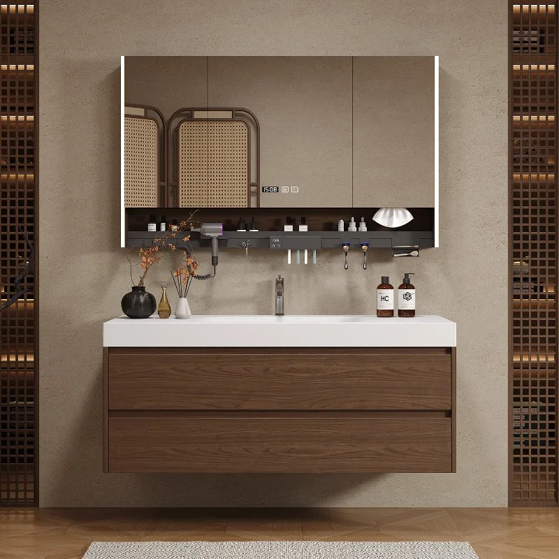 Drewniane przegrody, szafka ła – Home Bathroom Vanity Combo recenzja i cena