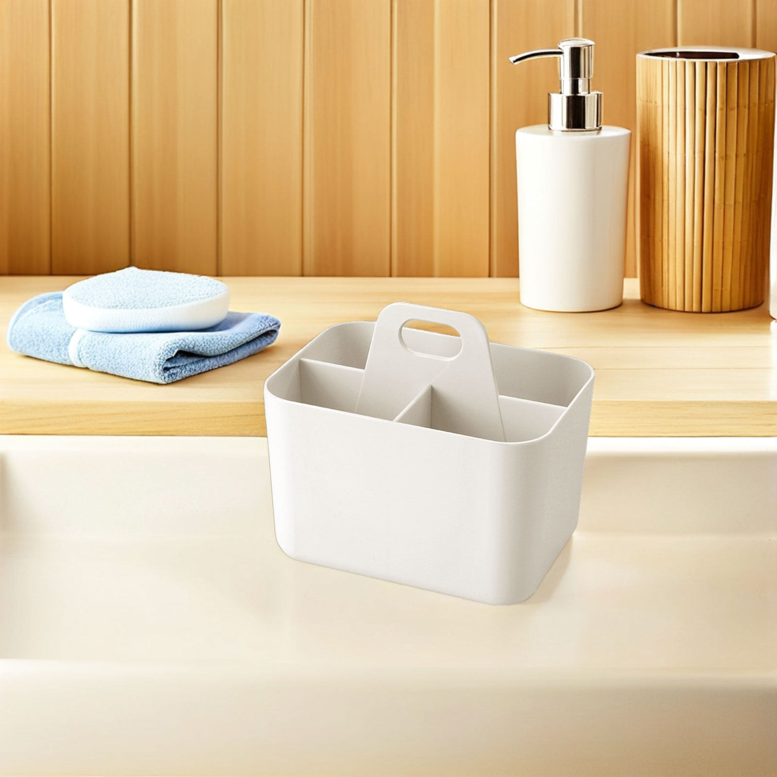 Przenośny kosz do przechowywan – Home Bathroom Organizer recenzja i cena