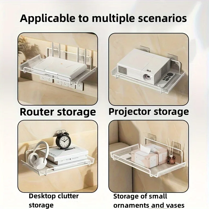 Półka na router do montażu na  – Home Edit Bathroom Storage recenzja i cena