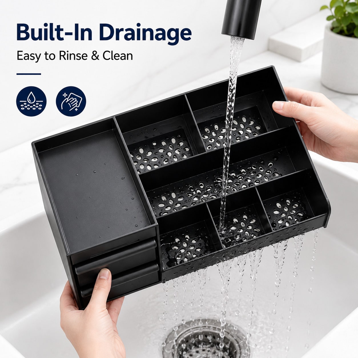Organizer do kosmetyków, 2 szu – Home Edit Bathroom Storage recenzja i cena