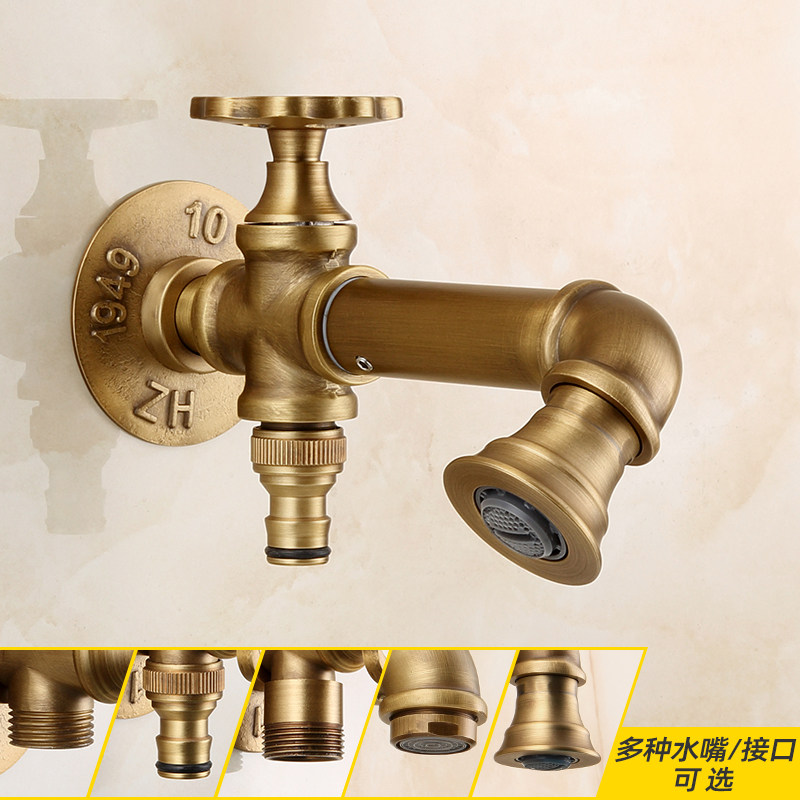 Mosiężny kran do pralki, antyc – Basin Mixer Tap recenzja i cena