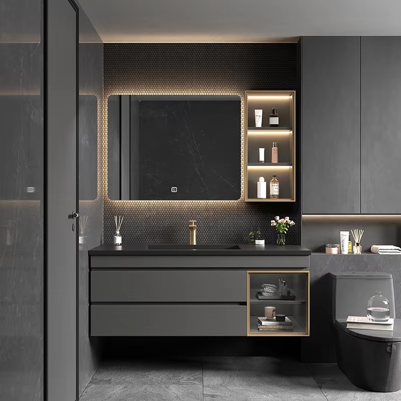 Klasyczne nordyckie oświetleni – Home Bathroom Vanity Combo recenzja i cena